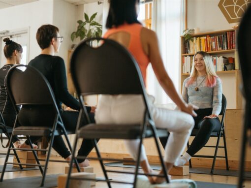 The BeHive chair yoga