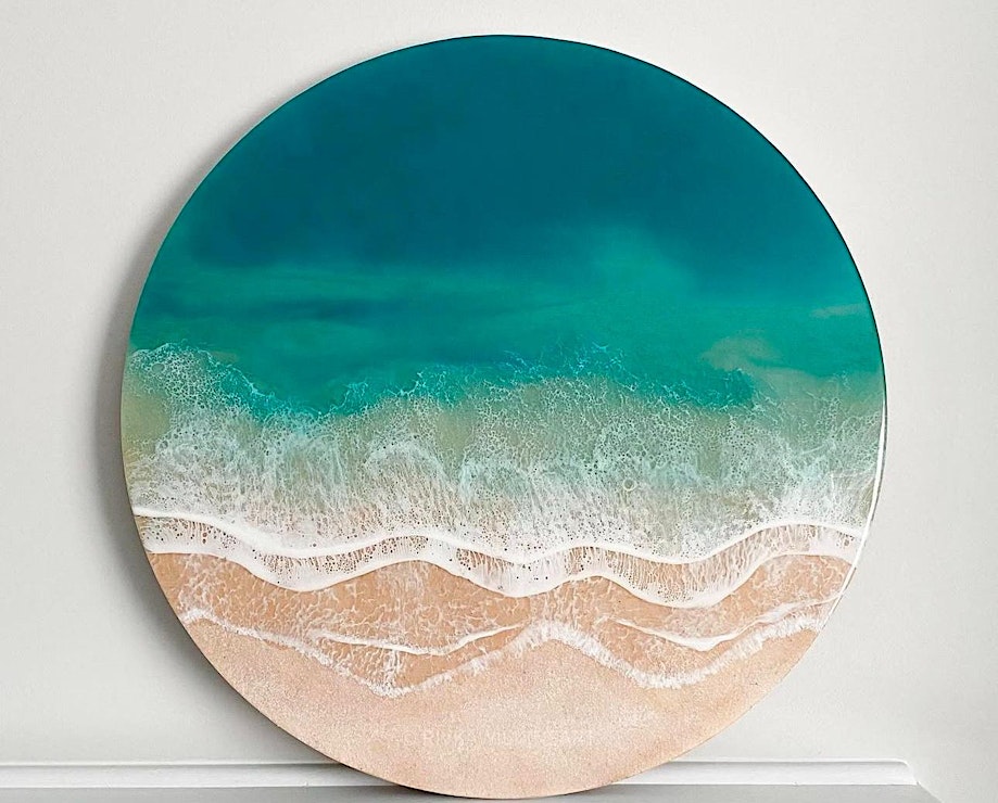 Resin Art Workshop at Sociale - by the sea