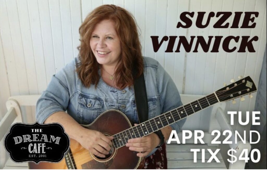 Live Music: Suzie Vinnick at The Dream Cafe