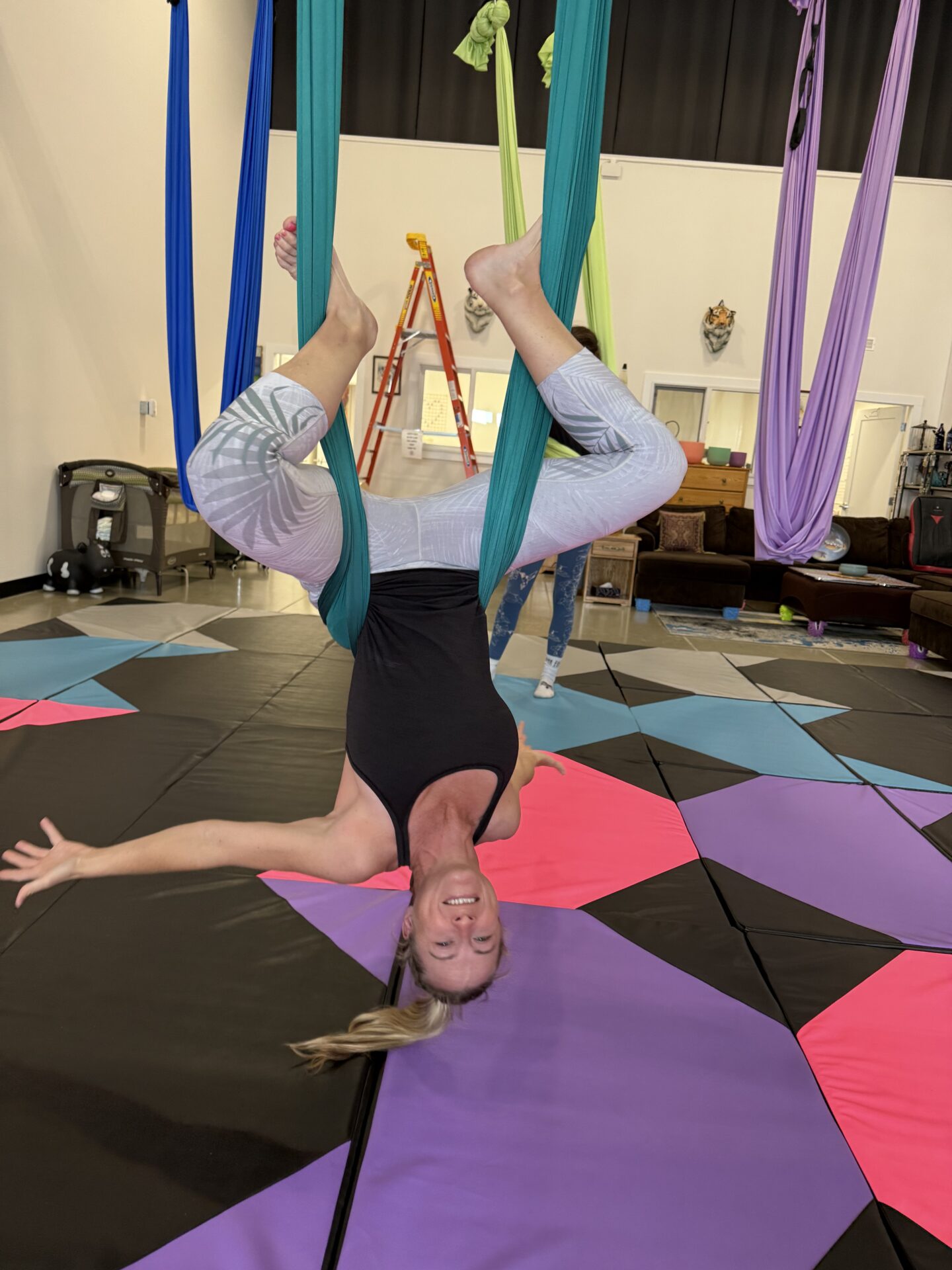 Aerial hammocks in Penticton.