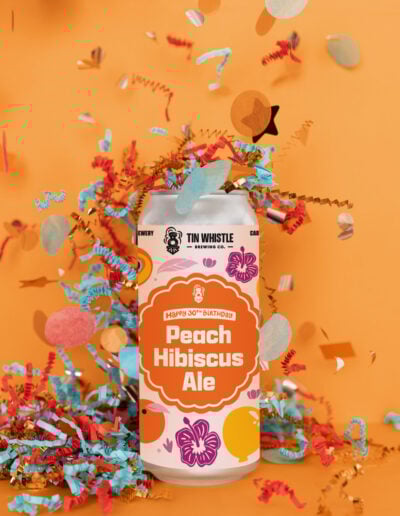 Tin Whistle Brewing Peach Hibiscus Ale Tin Whistle Brewing Peach Hibiscus Ale