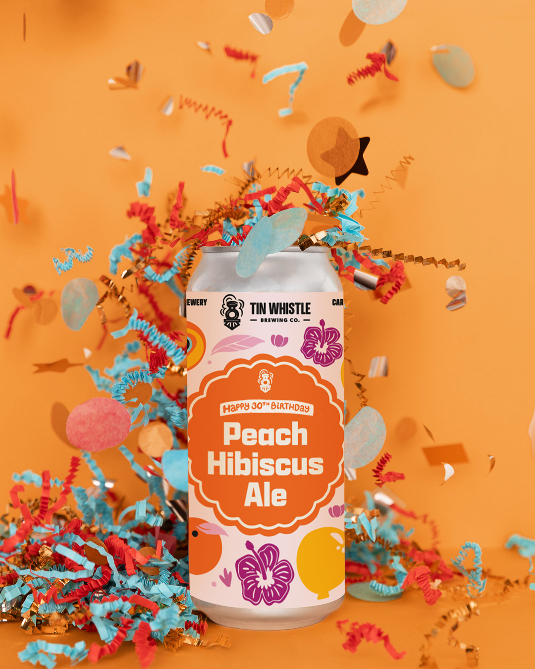 Tin Whistle Brewing Peach Hibiscus Ale