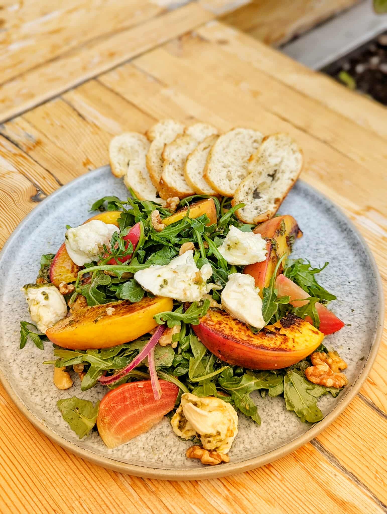 Cannery Brewing Peach Fest Summer Salad