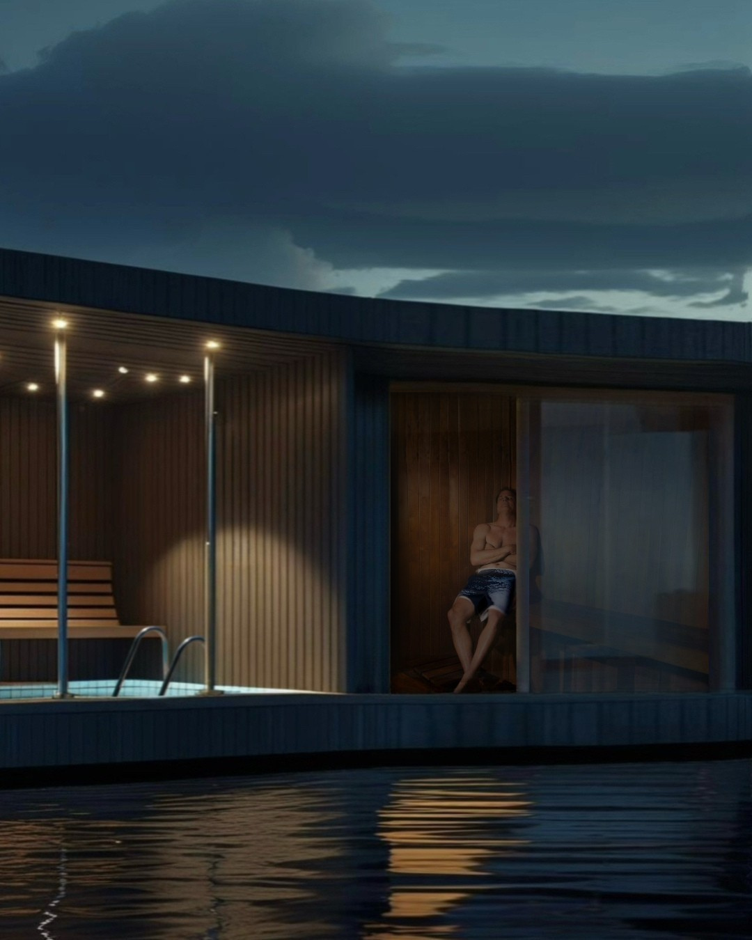 Shelter Floating Sauna
