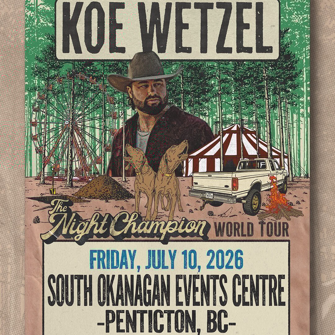 Koe Wetzel: The Night Champion World Tour at the South Okanagan
